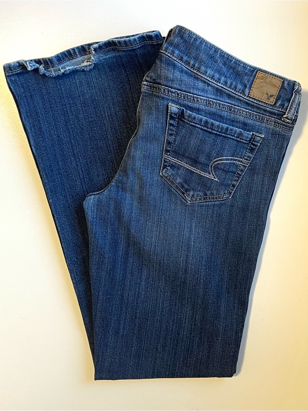 Y2K American Eagle Favorite Boyfriend Jeans - Bootcut & Mid-Rise - Size 10 Reg